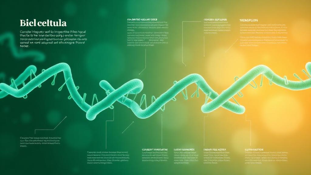 Scientific illustration showing collagen protein structure and absorption